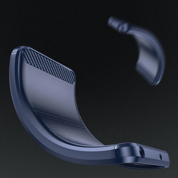 Galaxy S25 Ultra Mobilskal Carbon Flexible - Blå
