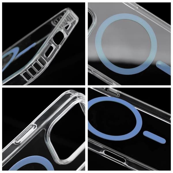 Galaxy S25 Ultra Mobilskal Magsafe Drop Glue - Blå