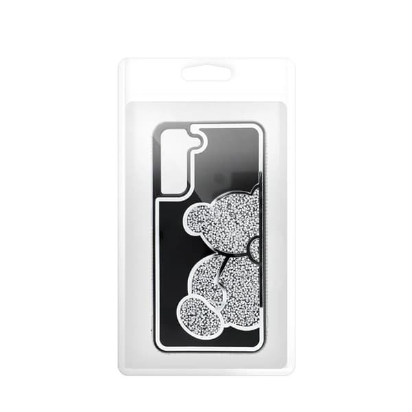 Galaxy S25 Ultra Mobilskal Teddy Bear - Silver