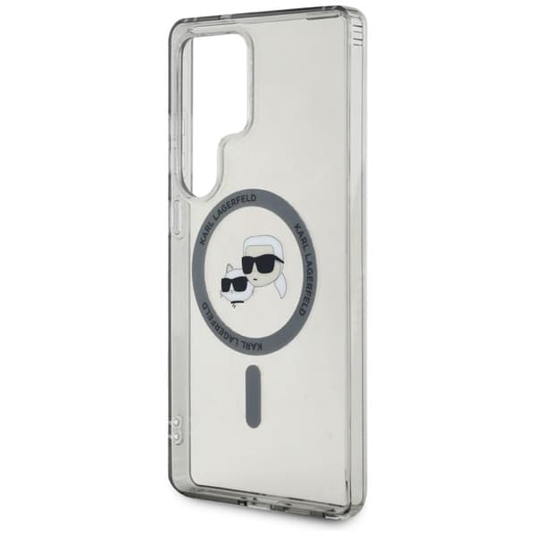 Karl Lagerfeld Galaxy S25 Ultra Mobilskal MagSafe Karl & Choupette Logo - Svart