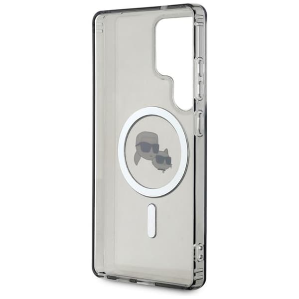 Karl Lagerfeld Galaxy S25 Ultra Mobilskal MagSafe Karl & Choupette Logo - Svart