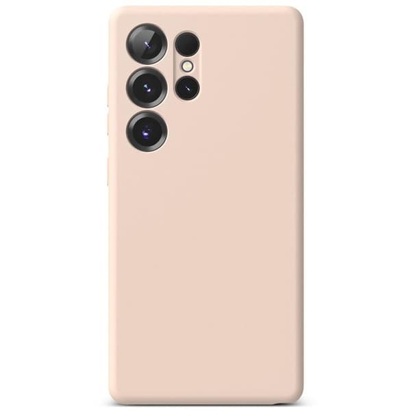 Ringke Galaxy S25 Ultra Mobilskal Magsafe Silikon - Rosa Sand