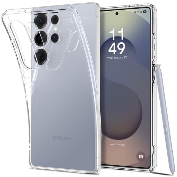 Spigen Galaxy S25 Ultra Mobilskal Liquid Crystal - Crystal Clear