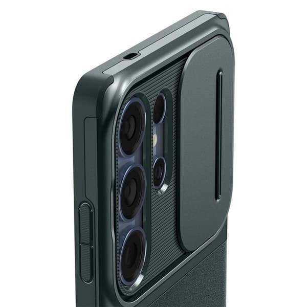 Spigen Galaxy S25 Ultra Mobilskal Optik Armor - Grön