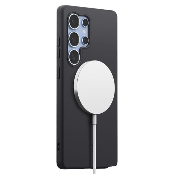 Spigen Galaxy S25 Ultra Mobilskal Magsafe Silikon Fit - Svart