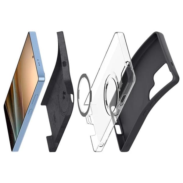 Spigen Galaxy S25 Ultra Mobilskal Magsafe Silikon Fit - Svart
