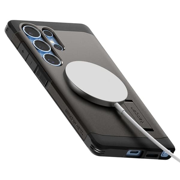 Spigen Galaxy S25 Ultra Mobilskal Magsafe Tough Armor - Gunmetal