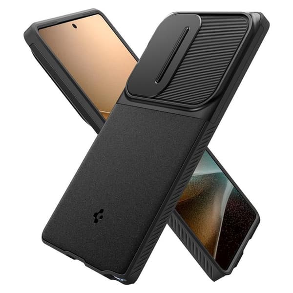 Spigen Galaxy S25 Ultra Mobilskal Optik Armor - Svart