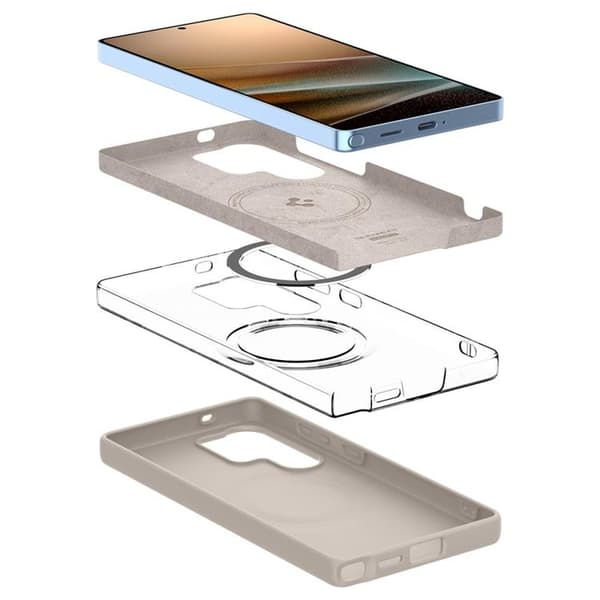 Spigen Galaxy S25 Ultra Mobilskal Magsafe Silikon Fit - Titanium
