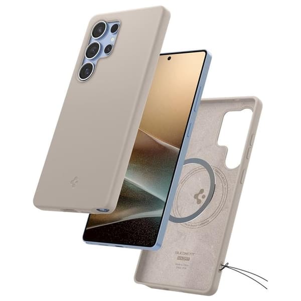 Spigen Galaxy S25 Ultra Mobilskal Magsafe Silikon Fit - Titanium