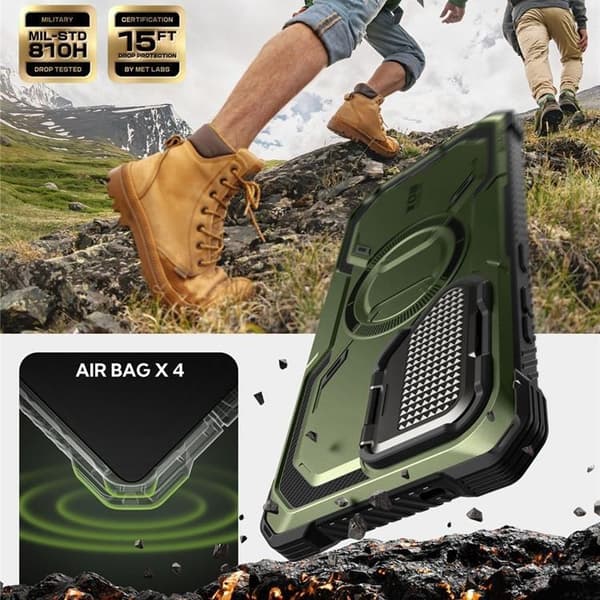 SupCase Galaxy S25 Ultra Mobilskal Magsafe IBLSN Armorbox - Guldan