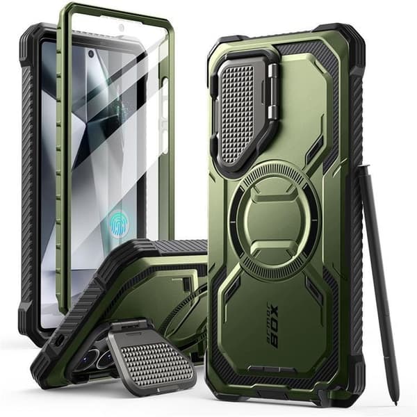 SupCase Galaxy S25 Ultra Mobilskal Magsafe IBLSN Armorbox - Guldan
