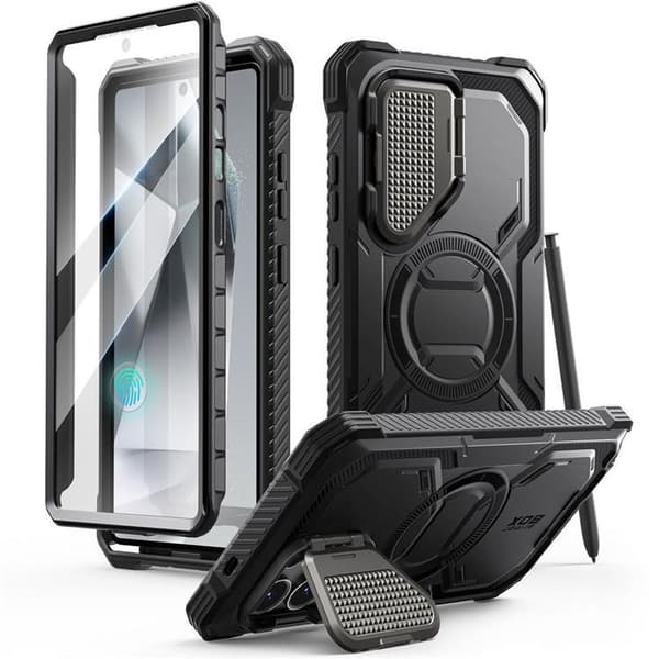 SupCase Galaxy S25 Ultra Mobilskal Magsafe IBLSN Armorbox - Svart