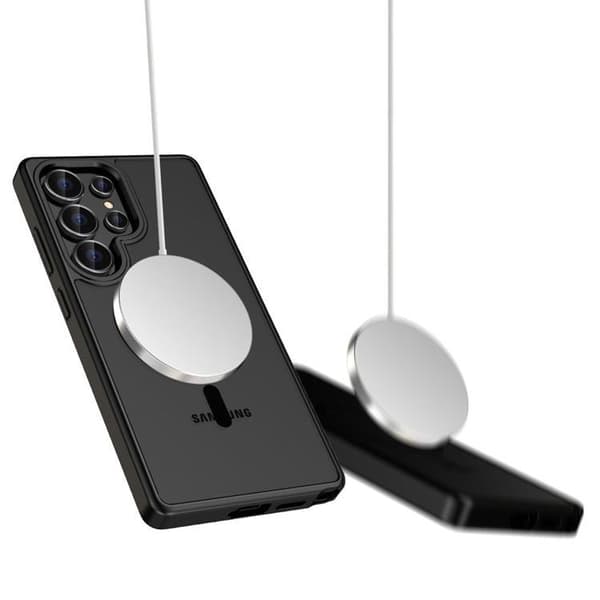 Tech-Protect Galaxy S25 Ultra Mobilskal Magsafe Magmat - Matte Svart