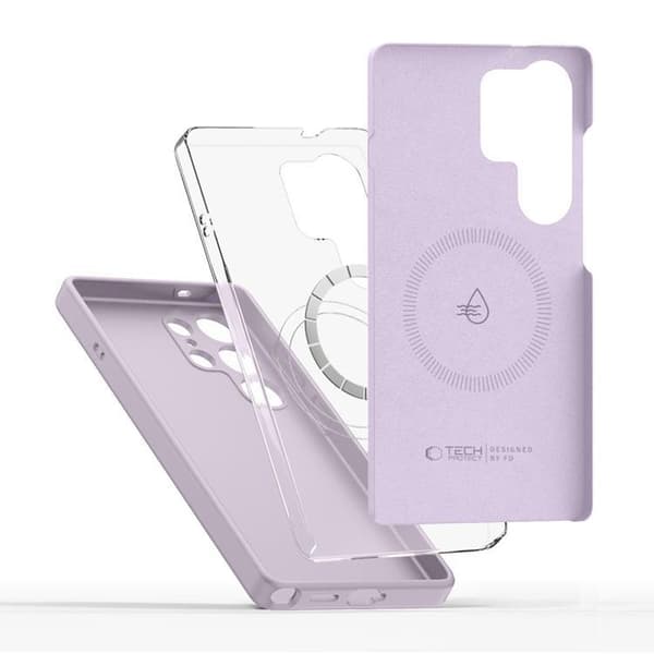 Tech-Protect Galaxy S25 Ultra Mobilskal Magsafe Liquid Silikon - Mauve