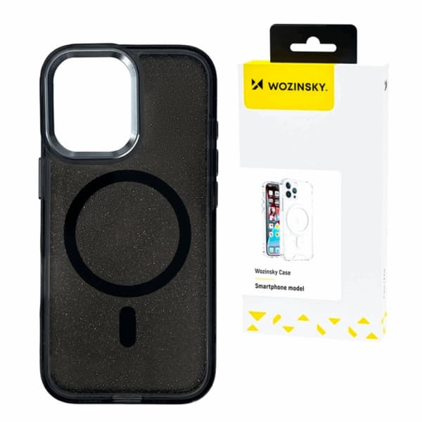 Wozinsky Galaxy S25 Ultra Mobilskal Magsafe Glitter - Svart