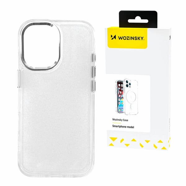 Wozinsky Galaxy S25 Ultra Mobilskal Glitter - Transparent