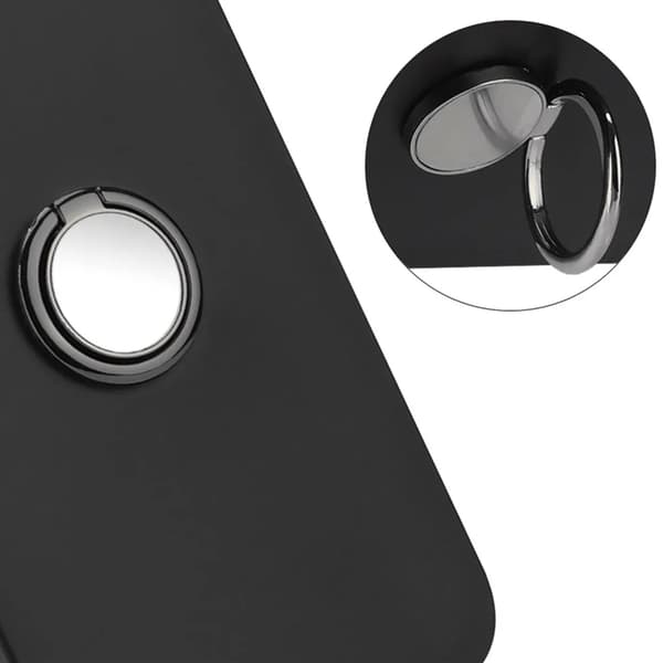 Sony Xperia 10 VI Mobilskal Ringhållare TPU - Svart