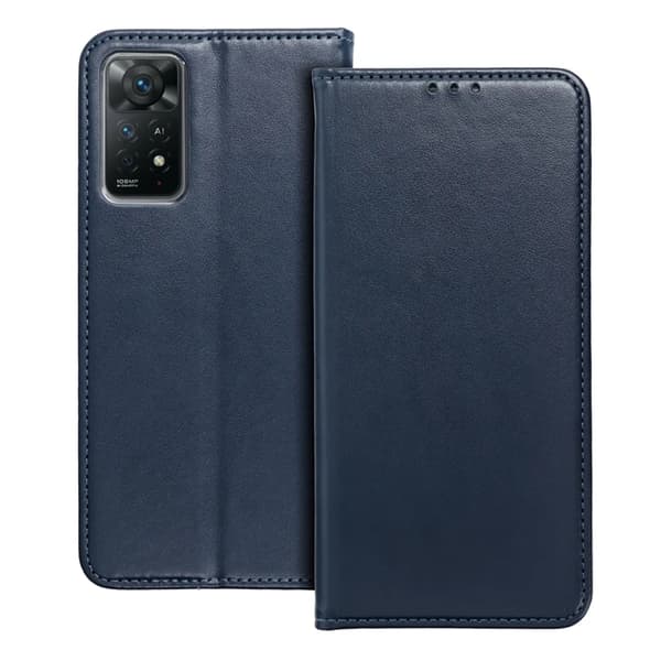 Realme 14 Pro Plus Plånboksfodral Smart Magento - Marinblå