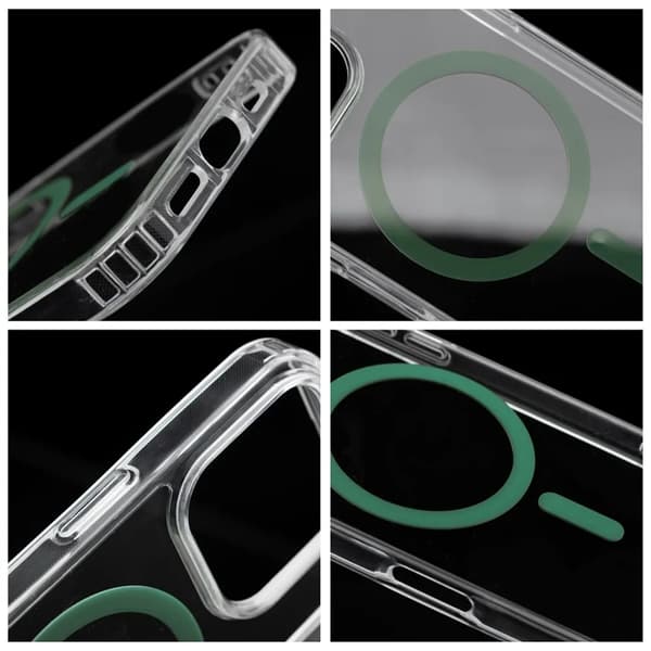 iPhone 11 Mobilskal MagSafe Drop Glue - Mörkgrön
