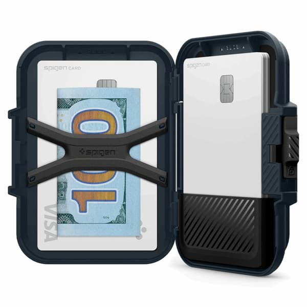 Spigen Universal Magsafe Korthållare Lock Fit - Metal Slate