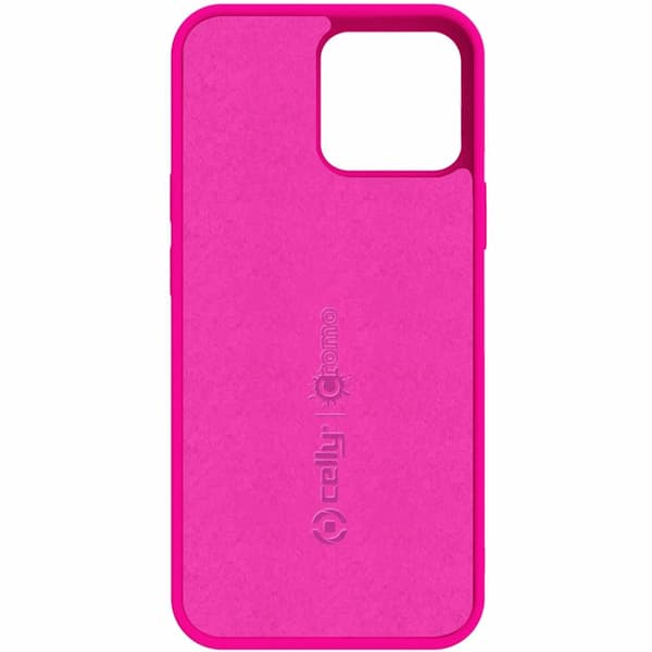 Celly iPhone 13 Mobilskal Cromo Soft Rubber - Fluo Rosa