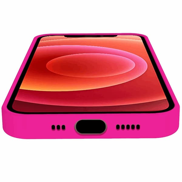 Celly iPhone 13 Mobilskal Cromo Soft Rubber - Fluo Rosa