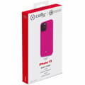 Miniatyrbild 5 av 5: Celly iPhone 13 Mobilskal Cromo Soft Rubber - Fluo Rosa