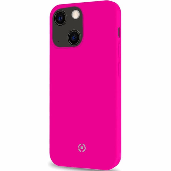 Celly iPhone 13 Mobilskal Cromo Soft Rubber - Fluo Rosa