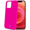 Miniatyrbild 1 av 5: Celly iPhone 13 Mobilskal Cromo Soft Rubber - Fluo Rosa