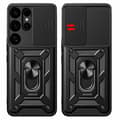 Miniatyrbild 2 av 8: Galaxy S25 Ultra Mobilskal Hybrid Armor Camshield - Röd