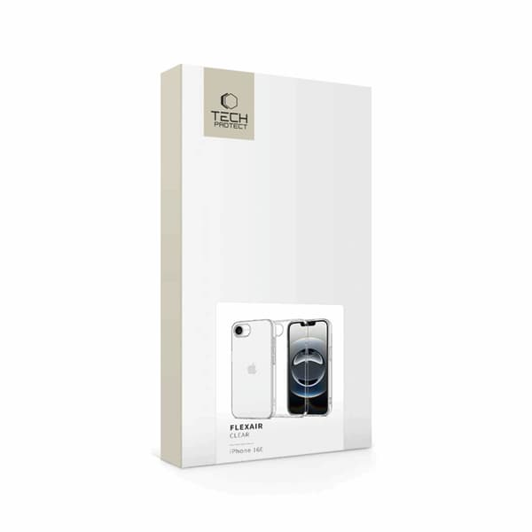 Tech-Protect iPhone 16e Mobilskal Flexair - Clear