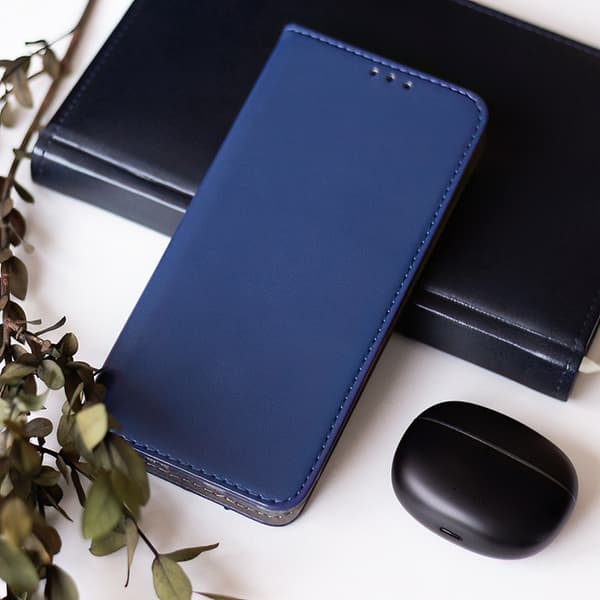 Xiaomi Redmi Note 14 4G Plånboksfodral Smart Magnetic - Marinblå