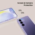 Miniatyrbild 4 av 4: Tech-Protect Galaxy A56 5G Mobilskal Flexair Hybrid - Clear