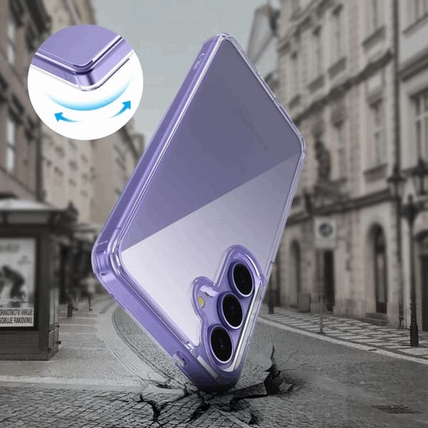 Tech-Protect Galaxy A56 5G Mobilskal Flexair Hybrid - Clear