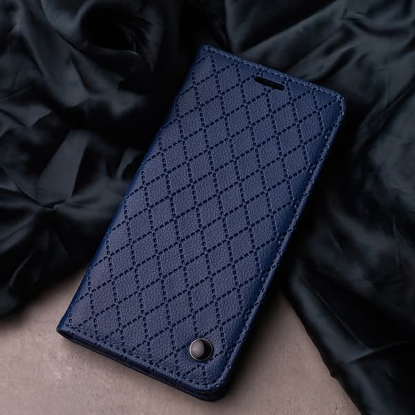 Xiaomi Redmi Note 14 4G Plånboksfodral Smart Caro - Marinblå