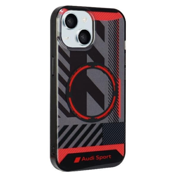 Audi iPhone 15 Plus Mobilskal Magsafe IML Sport - Svart