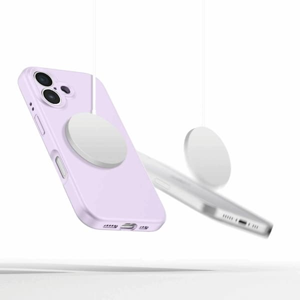 Tech-Protect iPhone 16e Mobilskal Magsafe Liquid Silikon - Rosa