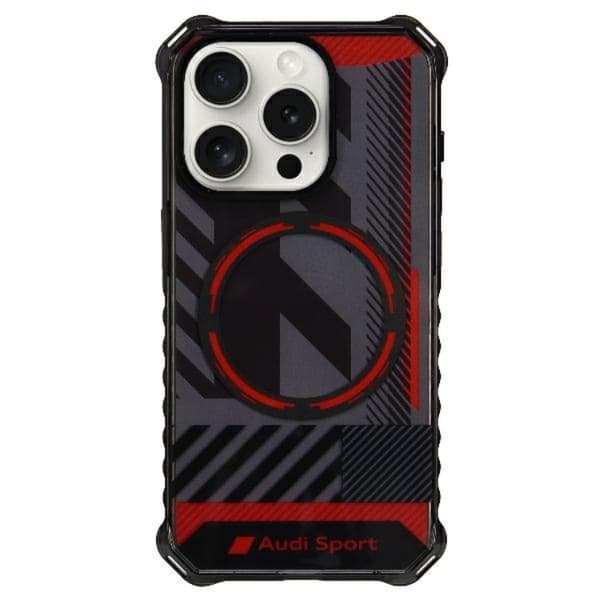 Audi iPhone 15 Pro Max Mobilskal Magsafe IML Sport - Svart
