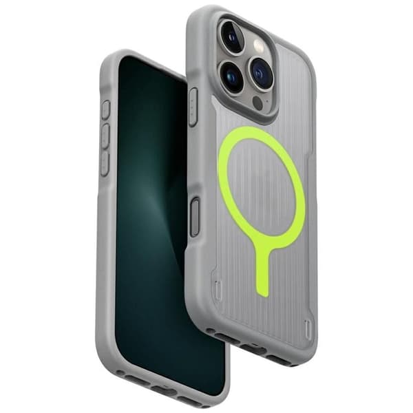UNIQ iPhone 16 Pro Mobilskal MagSafe Combat Active - Grå
