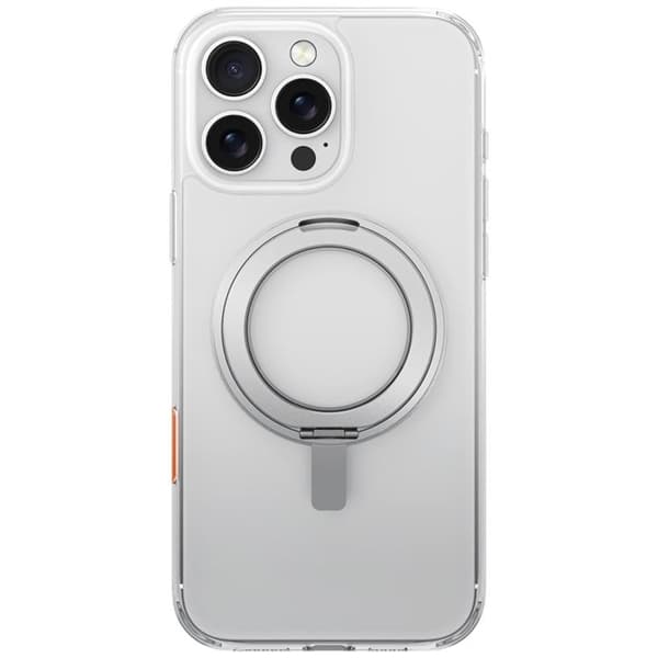UNIQ iPhone 16 Pro Mobilskal Swivix 360 Kickstand - Clear