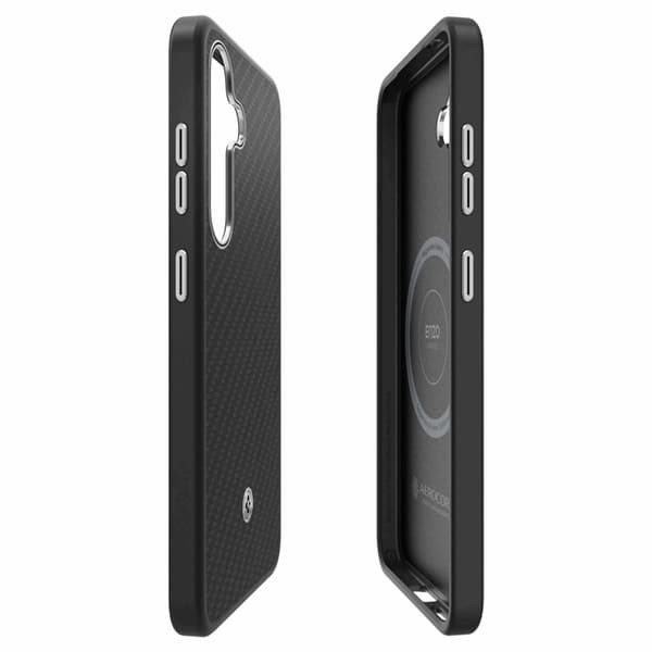 Spigen Galaxy S25 Plus Mobilskal Magsafe Enzo Aramid Magfit - Svart