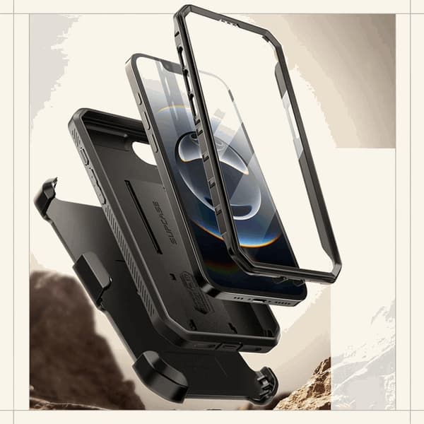 SupCase iPhone 16e Mobilskal Unicorn Beetle Pro - Svart