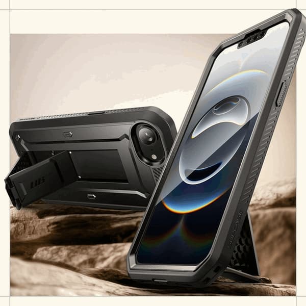 SupCase iPhone 16e Mobilskal Unicorn Beetle Pro - Svart