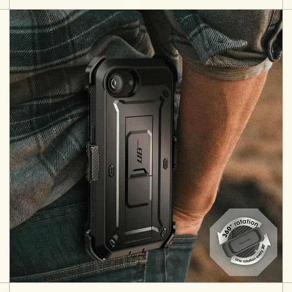 SupCase iPhone 16e Mobilskal Unicorn Beetle Pro - Svart