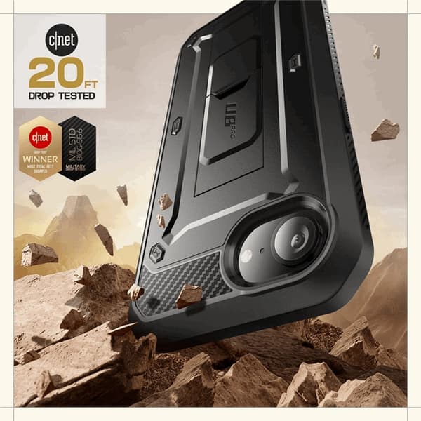 SupCase iPhone 16e Mobilskal Unicorn Beetle Pro - Svart