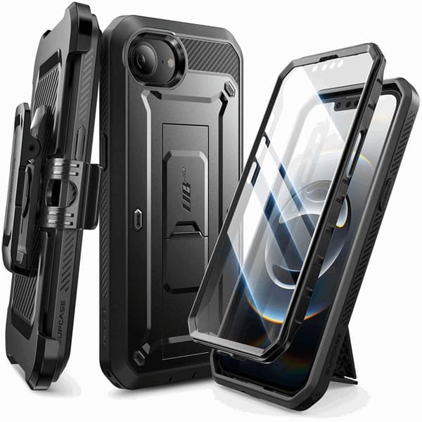 SupCase iPhone 16e Mobilskal Unicorn Beetle Pro - Svart