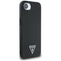 Miniatyrbild 4 av 8: Guess iPhone 16e Mobilskal MagSafe Grained Triangle - Svart