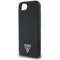 Miniatyrbild 6 av 8: Guess iPhone 16e Mobilskal MagSafe Grained Triangle - Svart