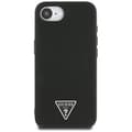 Miniatyrbild 2 av 8: Guess iPhone 16e Mobilskal MagSafe Grained Triangle - Svart